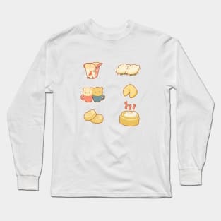 Cute Chinese Food Long Sleeve T-Shirt